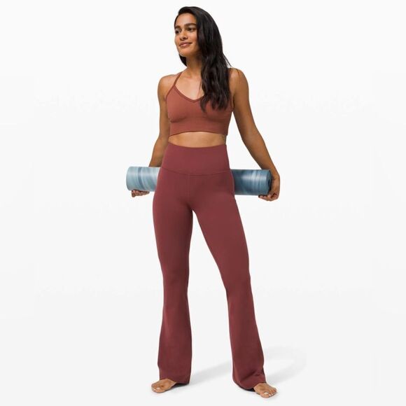 Rare Lululemon Athletica Groove Pant Flare Super High-Rise *Nulu Savanna - Picture 3 of 5